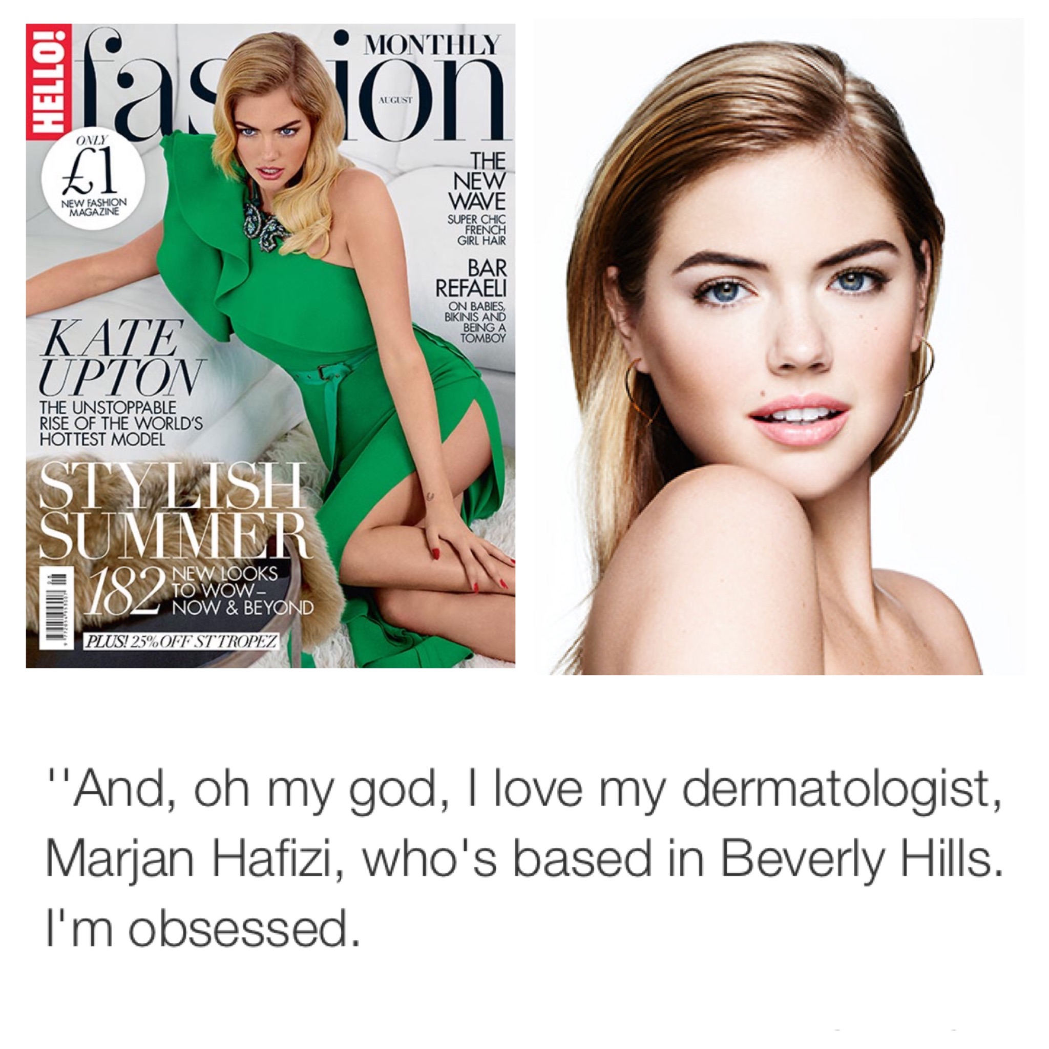 Kate Upton's Beverly Hills Dermatologist