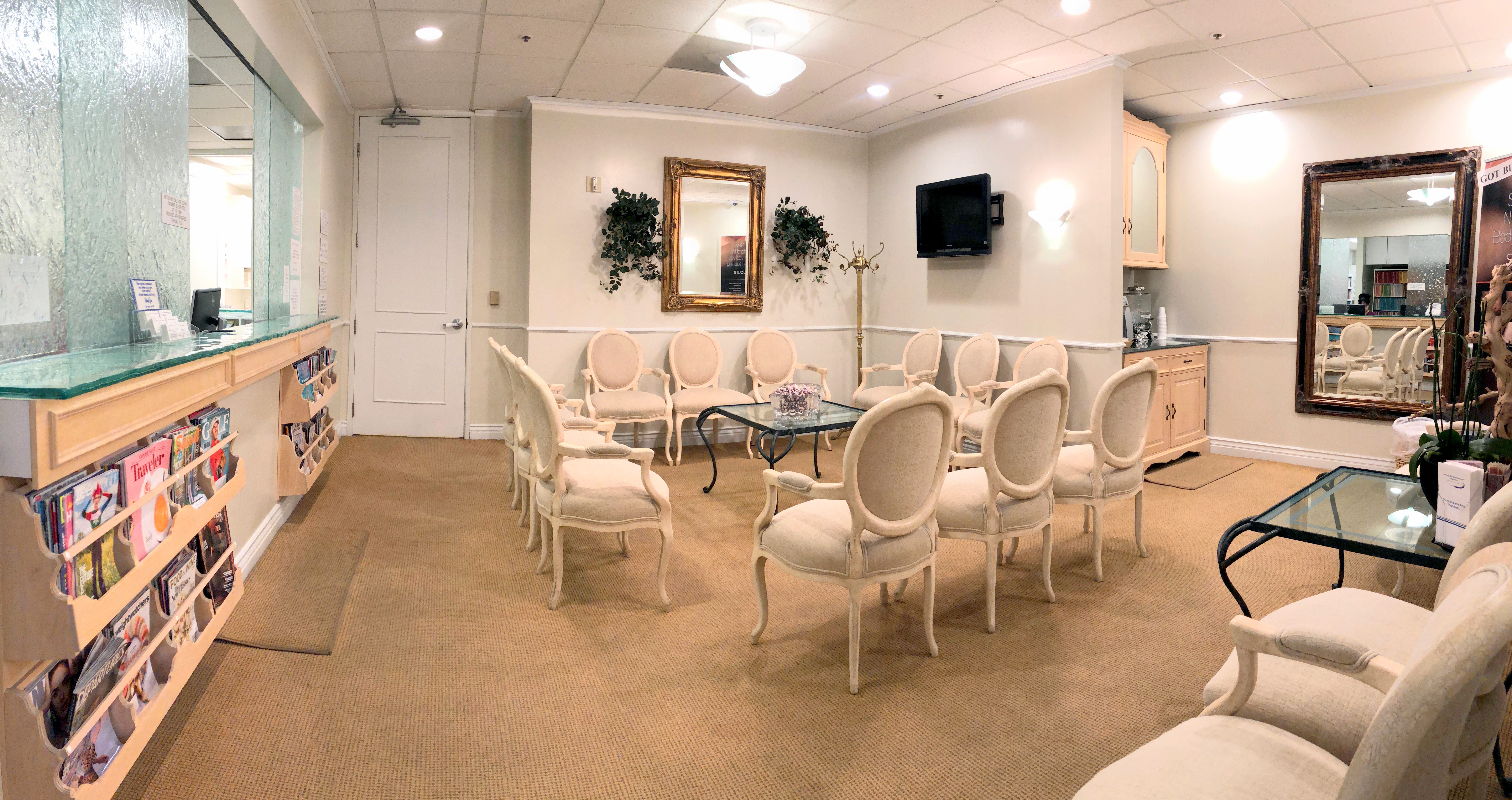 Beverly Hills Dermatology Consultants waiting room